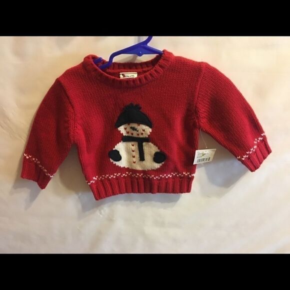 Gum Ball Snowman Sweater 12m, 1 m and 2T NWOT - Picture 1 of 3